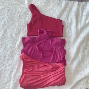 Pink Tops!